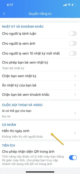 Cách tắt thông báo sinh nhật của bạn và bạn bè trên Zalo 2