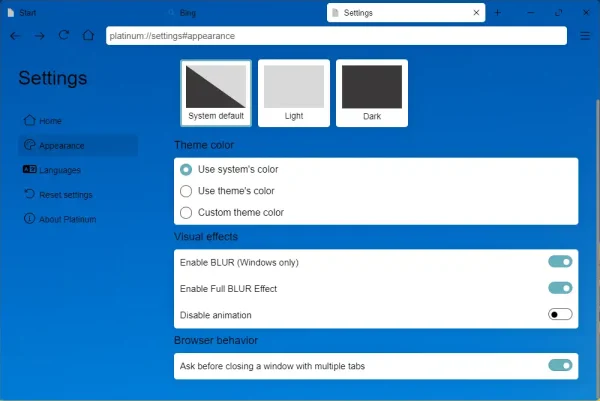Platinum Browser 5