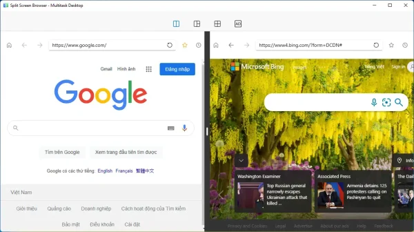 Split Screen Browser - Multitask Desktop 2