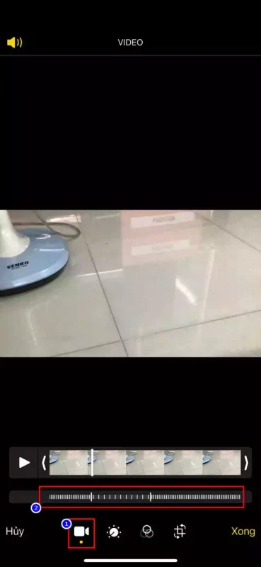Cách kéo dài video trên iPhone