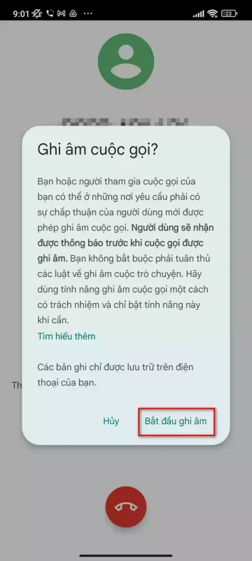 Cách ghi âm cuộc gọi điện thoại Xiaomi