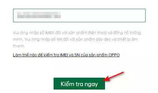 Cách kiểm tra bảo hành OPPO