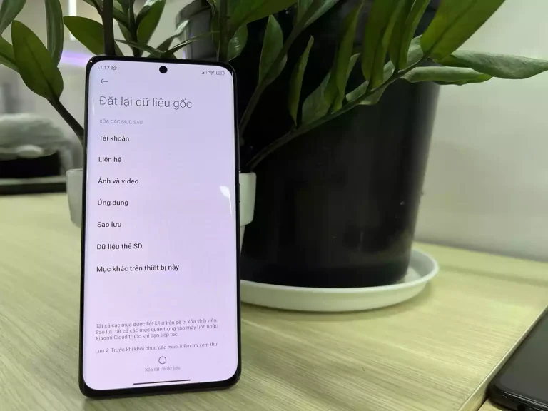 Cách reset điện thoại Xiaomi đơn giản