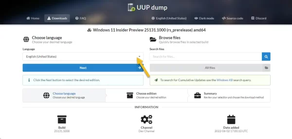 Cách tải tệp ISO cài đặt mới nhất cho Windows 11b