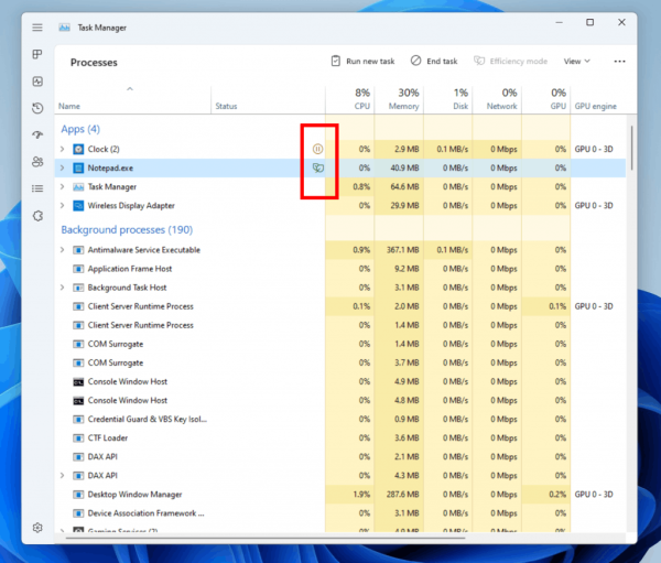 Efficiency Mode của Task Manager trên Windows 11 là gì 8