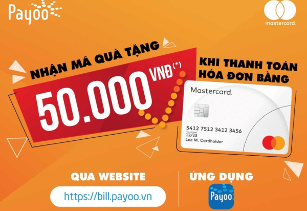 Payoo ưu đãi 15%, tối đa 150.000 đồng trên mỗi giao dịch