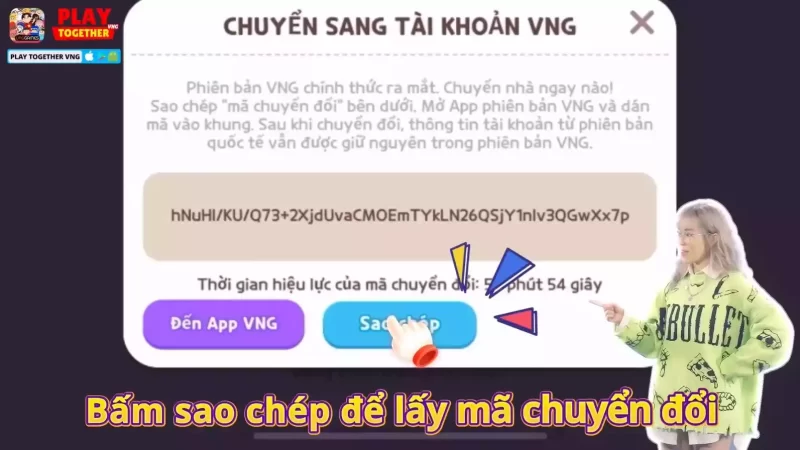 Cách chuyển tài khoản Play Together quốc tế về Việt Nam