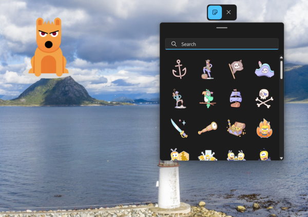 Stickers cho Windows 11f