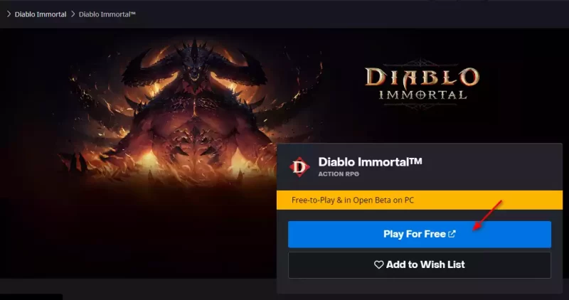 Cách tải và cài đặt Diablo Immortal