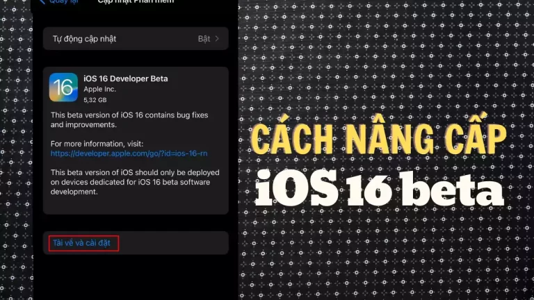 Cách cập nhật iPhone lên iOS 16.4 beta 1