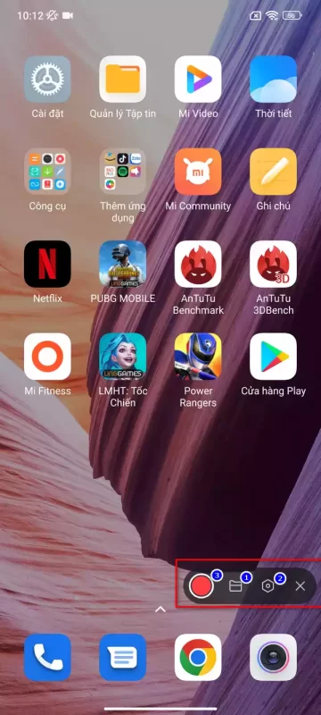 Cách quay màn hình điện thoại Xiaomi