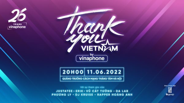 VinaPhone tổ chức đại nhạc hội “Thank you, Vienam”