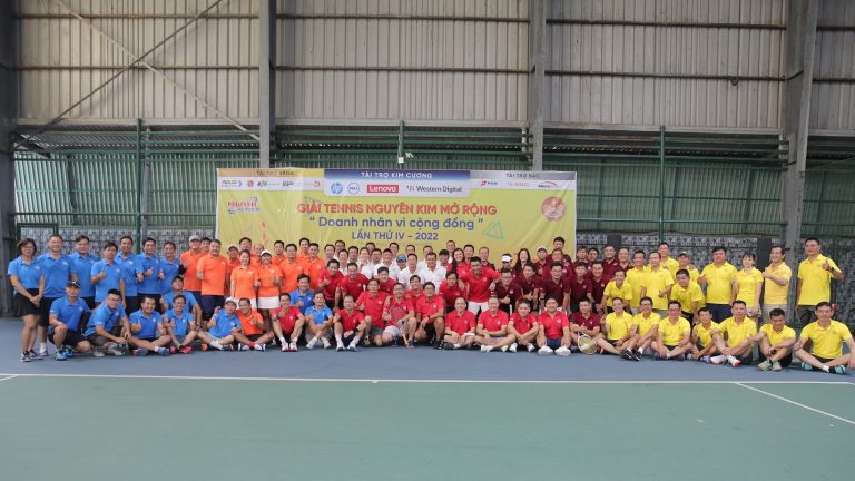 Giải Tennis Nguyên Kim mở rộng, quyên góp giúp đỡ người khó khăn