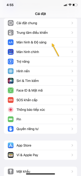 Cách bảo vệ mắt khi dùng iPhone bằng Night Shift 1