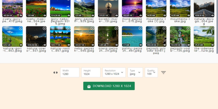 Image Resize Bulk: Thay đổi kích thước hàng loạt ảnh trên Windows 11