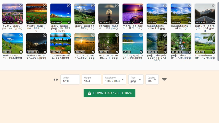 Image Resize Bulk: Thay đổi kích thước hàng loạt ảnh trên Windows 11