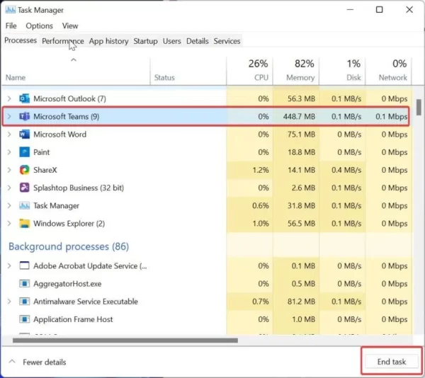 Khắc phục lỗi “We're sorry we've run into an issue” trên Microsoft Teams 2