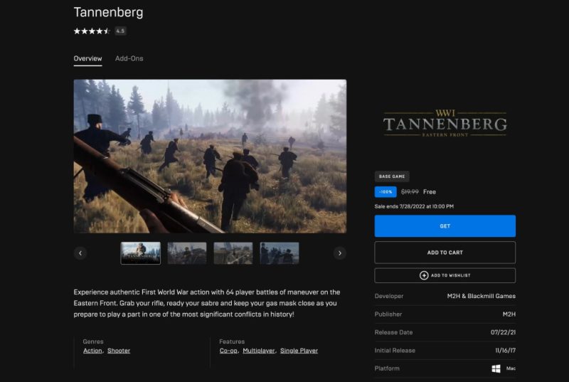 Tải miễn phí game Tannenberg