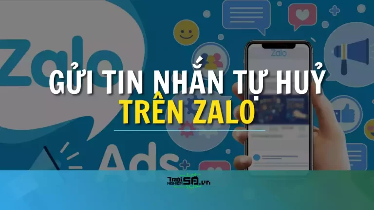 Cách gửi tin nhắn tự huỷ trong Zalo