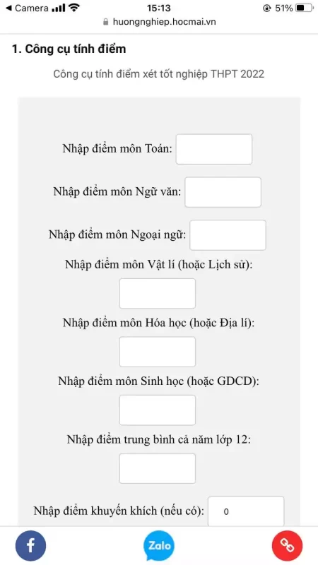 Cách tính điểm tốt nghiệp THPT 2022
