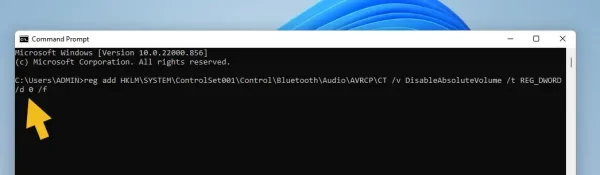 Cách bật tắt âm lượng tuyệt đối (Absolute Volume) trên Windows 11c