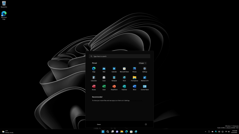 Cách đặt chế độ tối chỉ cho thanh tác vụ, trình đơn Start,…. trên Windows 11