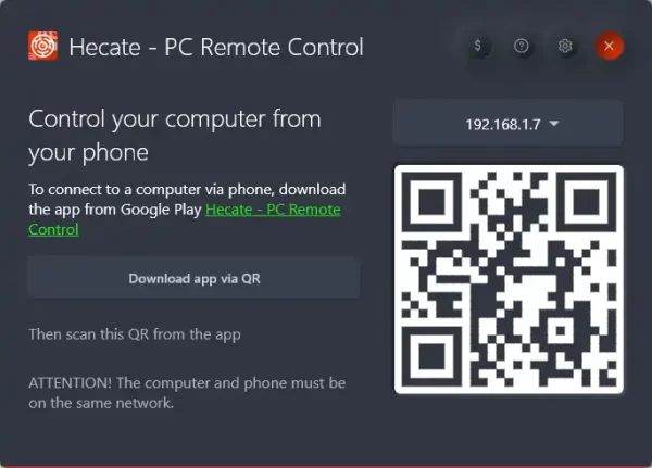 Hecate - PC Remote Control 1