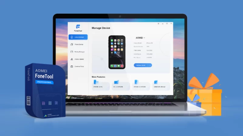 AOMEI FoneTool Professional: Phần mềm sao lưu dữ liệu trên iPhone