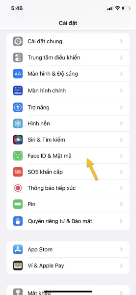 Cách khóa album ảnh ẩn bằng Face ID, Touch ID trong iOS 16e