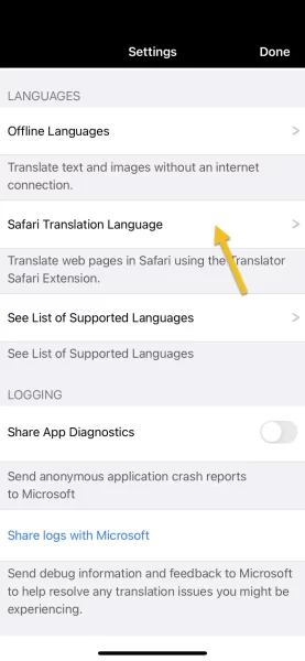 Cách sử dụng Microsoft Translator để dịch trang web trên Safari 2