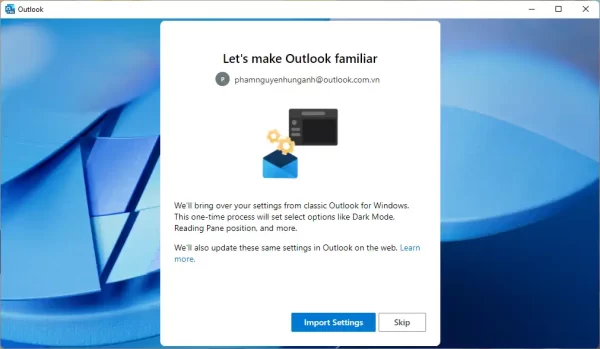 Dùng thử ứng dụng Outlook desktop mới 4