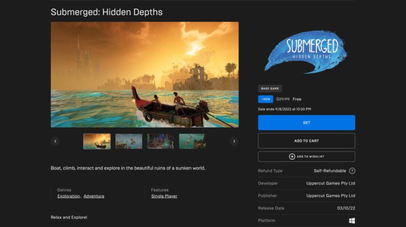 Tải miễn phí game Submerged: Hidden Depths