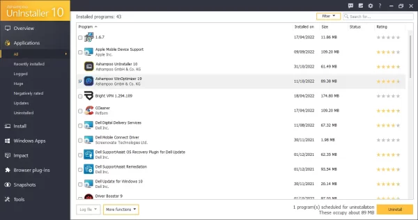 Ashampoo Uninstaller 10 7