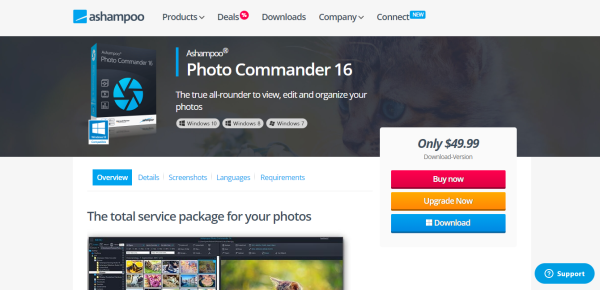 Cách sử dụng miễn phí Ashampoo Photo Commander 16D