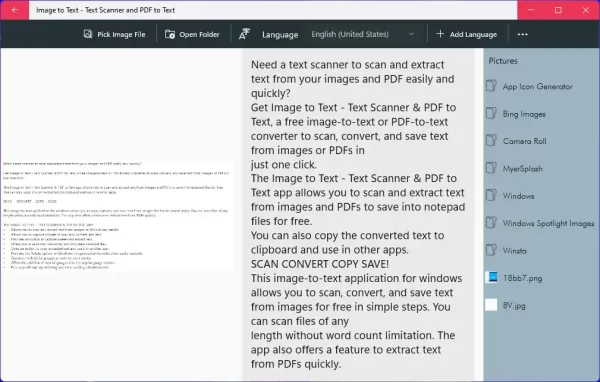 Image to Text - Text Scanner and PDF to Text 2