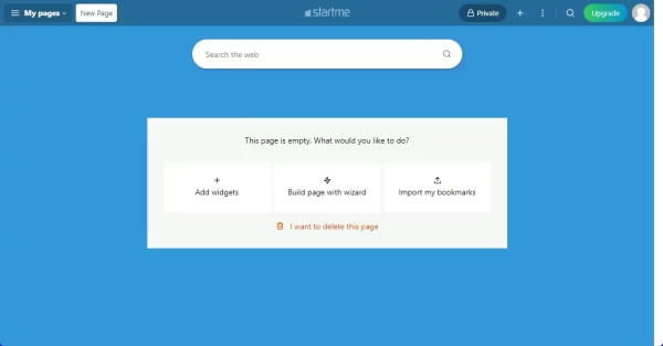 New tab page by start.me 10