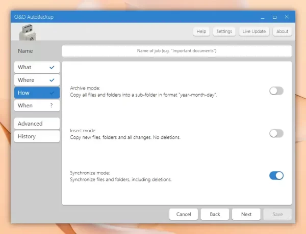 O&O AutoBackup 6 Pro 13