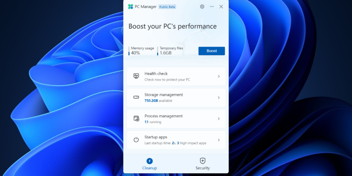 PC Manager: Trình tối ưu hệ thống của Microsoft dành cho Windows