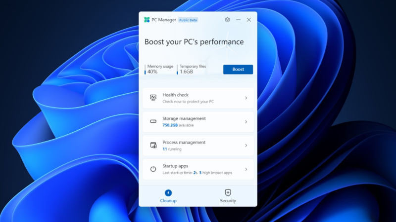 PC Manager: Trình tối ưu hệ thống của Microsoft dành cho Windows