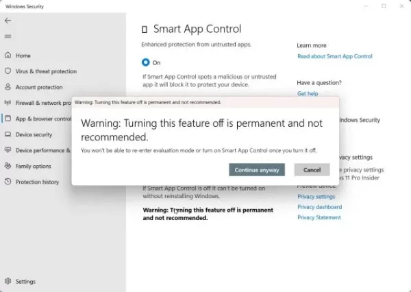 Smart App Control trên Windows 11 là gì 4