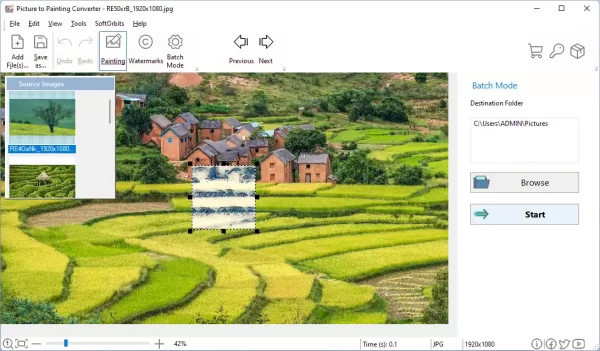 SoftOrbits Picture to Painting Converter 14