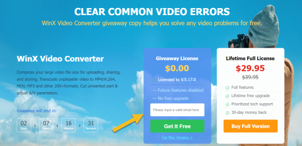 WinX HD Video Converter Deluxe 1