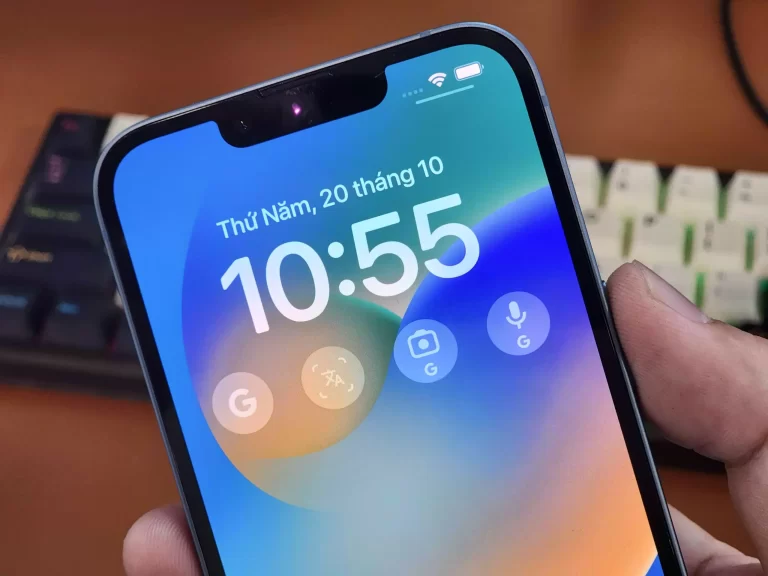 Cách thêm Google Ống kính vào màn hình khoá iPhone