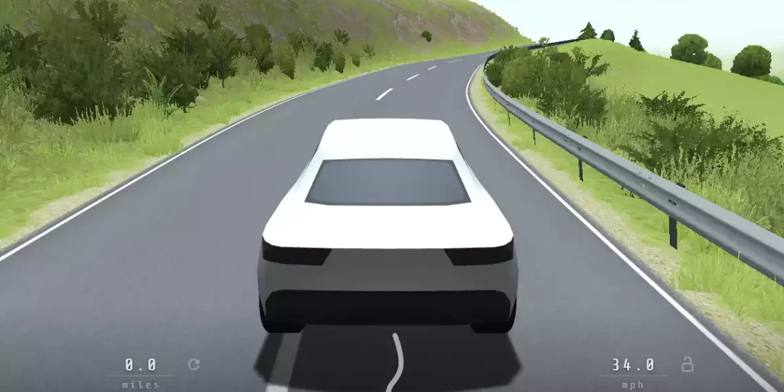 Slow Roads: game lái xe chơi ngay trên trình duyệt