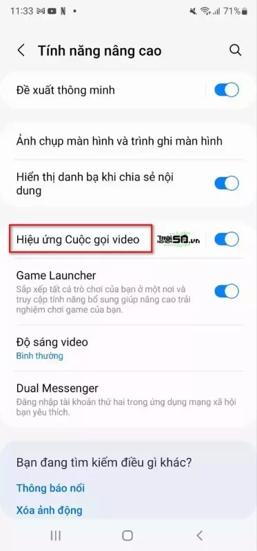 Cách thay đổi nền cuộc gọi video trên điện thoại Samsung