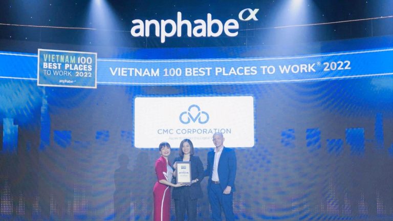 CMC được vinh danh Top 100 nơi làm việc tốt nhất Việt Nam 2022