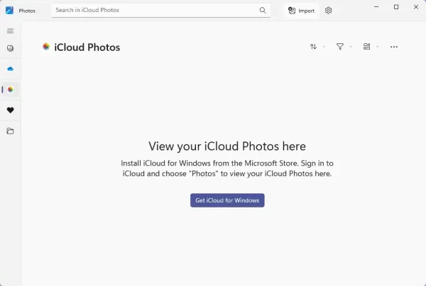 Cách kết nối iCloud Photos trong Microsoft Photos 6