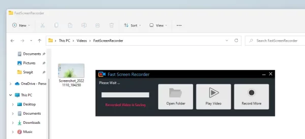 Fast Screen Recorder 10