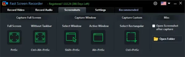 Fast Screen Recorder 8