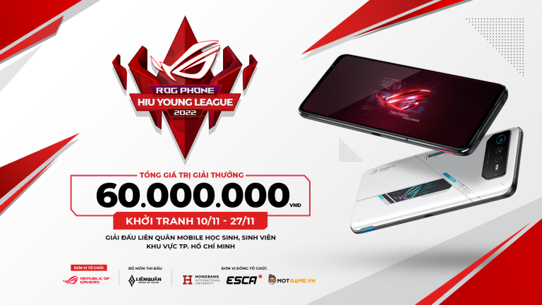 Khởi tranh giải đấu ROG Phone HIU Young League 2022 Liên Quân Mobile